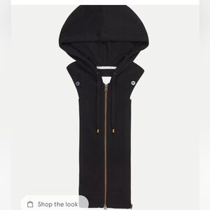 Veronica Beard cashmere hooded dickie